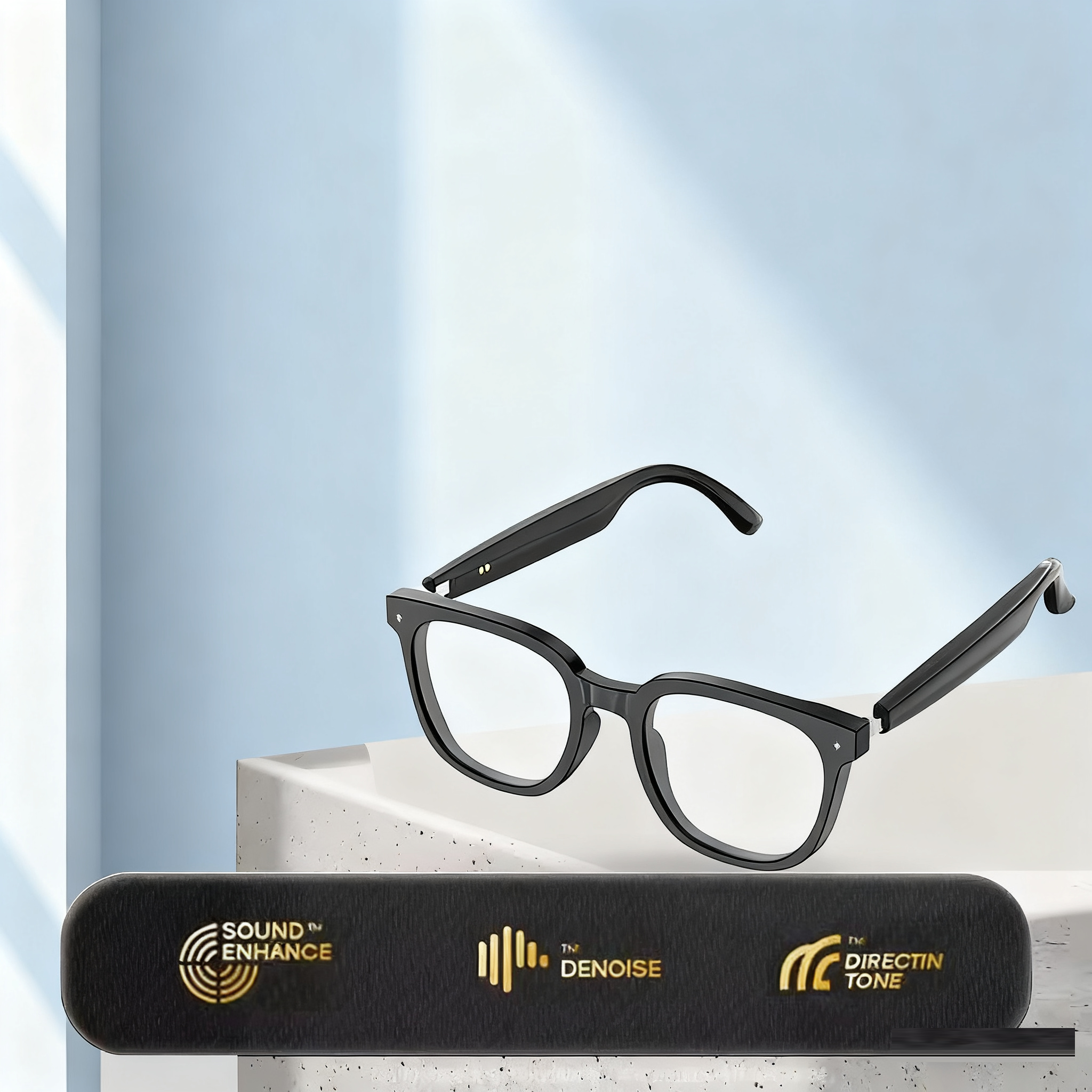 HY-C8 AI Intelligent Translation Wireless Bluetooth Glasses Earphones 75 Language Conference Simultaneous Interpretation