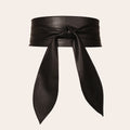Women's Wide Waist Belt, Soft, Versatile, Elegant Bow Ribbon