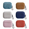 Corduroy Apple Wireless Earphone Case Suitable for Airpods Pro2 Pure Ribbon Buckle Earphone Protective Cover