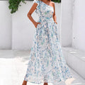Single Shoulder High Waist Dress for Women