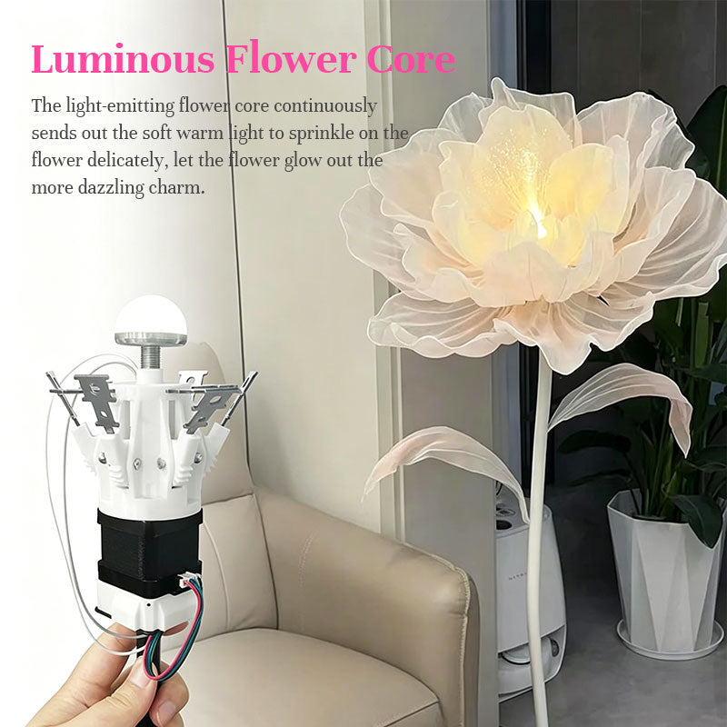 DIY Automatic Blooming Flower Motor Kit - Mechanical Blossom Mechanism for Party, Wedding & Stage Decor