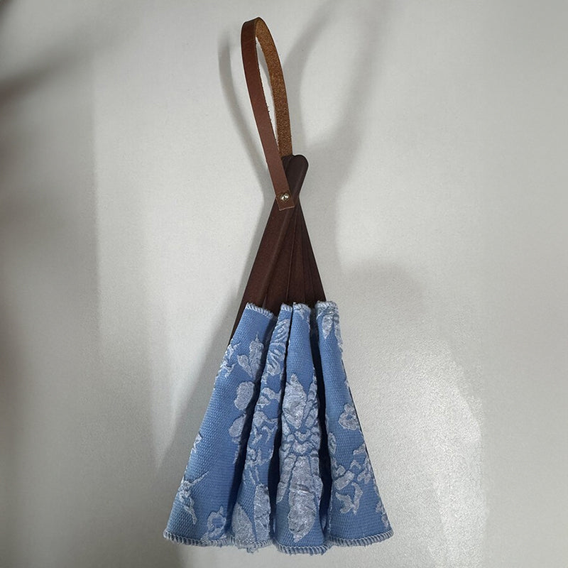 Embroidered Folding Hand Fan - Vintage Spanish Fan for Wedding, Home Decor & Cultural Display