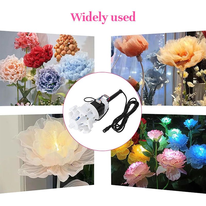 DIY Automatic Blooming Flower Motor Kit - Mechanical Blossom Mechanism for Party, Wedding & Stage Decor