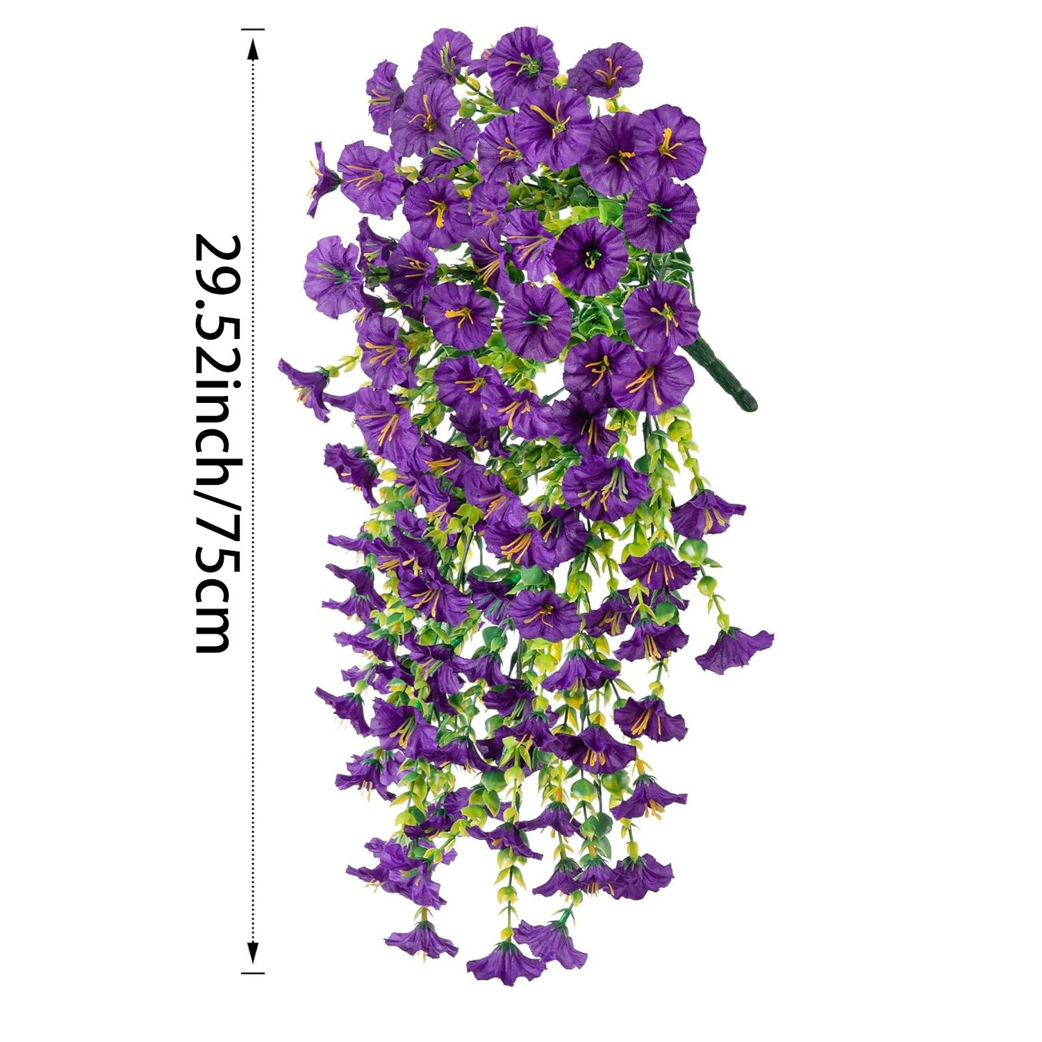 Faux Trumpet Vine Hanging Flower Decor for Garden, and Home Decoration