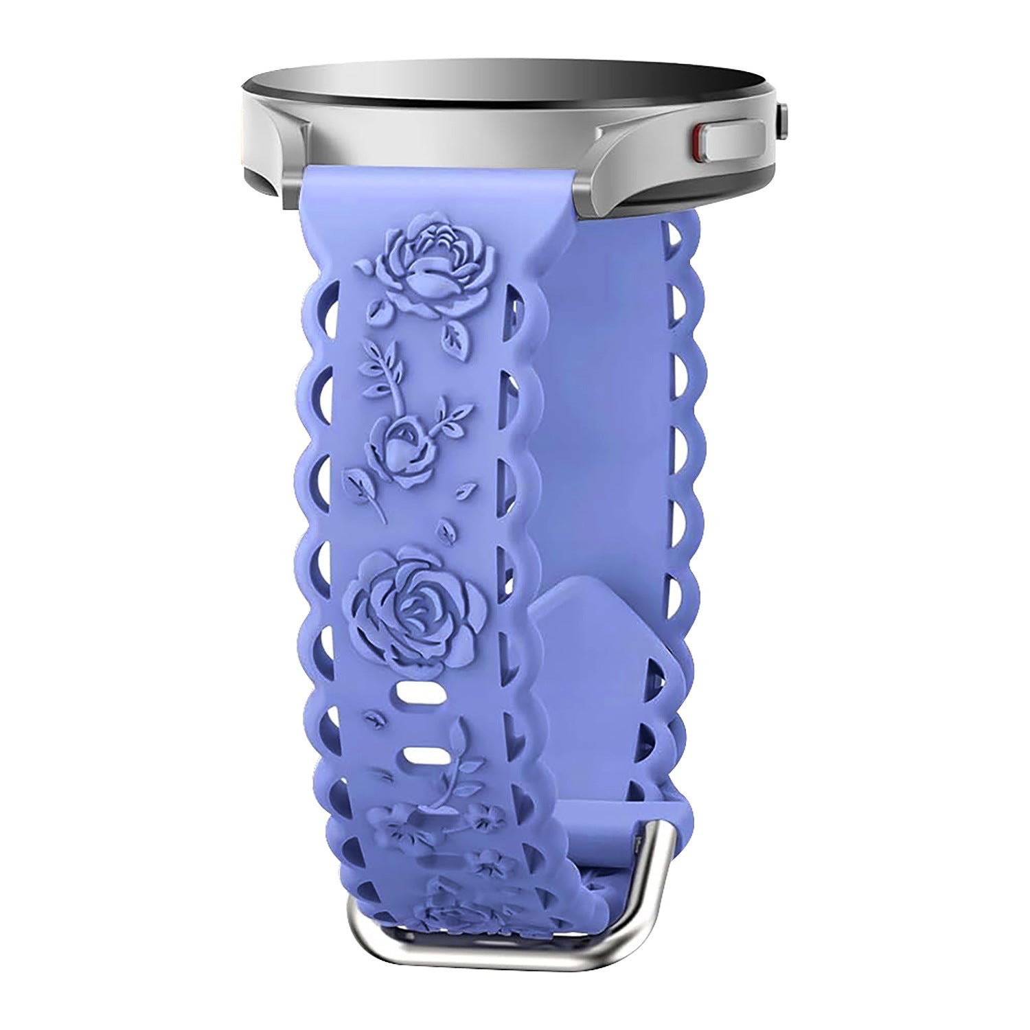 Suitable for 20mm flat silicone strap with hollowed out rose style strap