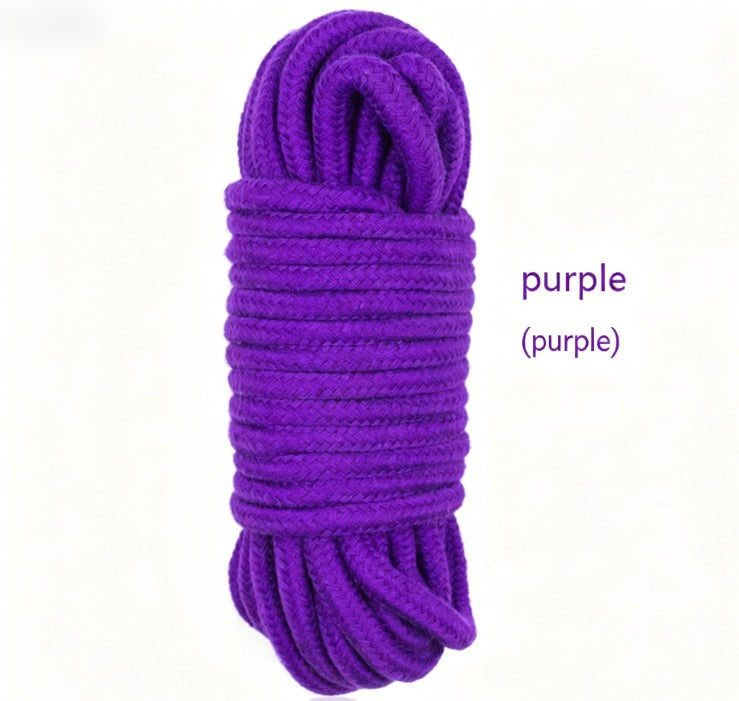 Erotic Bondage Rope for Couples, Intimate Play, 5m/10m Cotton Rope, SM Adult Product