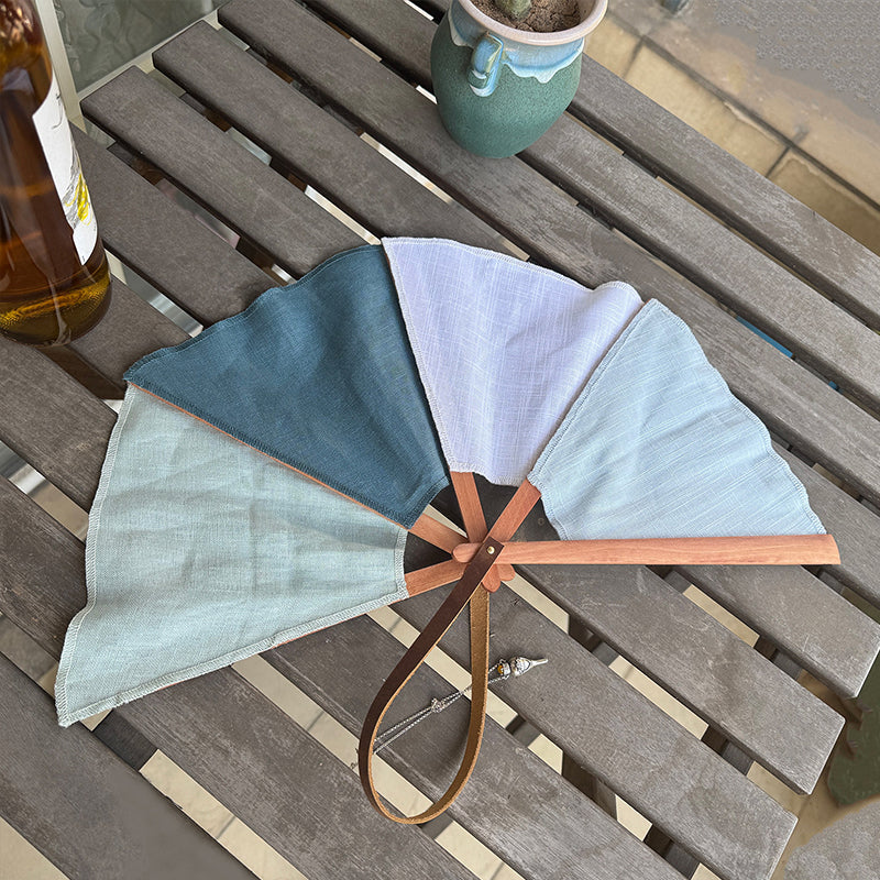 Embroidered Folding Hand Fan - Vintage Spanish Fan for Wedding, Home Decor & Cultural Display