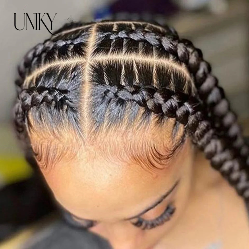 Full Lace Wigs Human Hair Pre Plucked Brazilian Remy Hair Wigs For Women Bone Straight Human Hair Wigs HD Transparent Lace Wigs